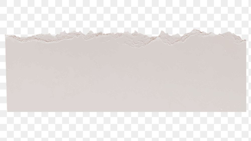 Digital note png element, ripped washi tape