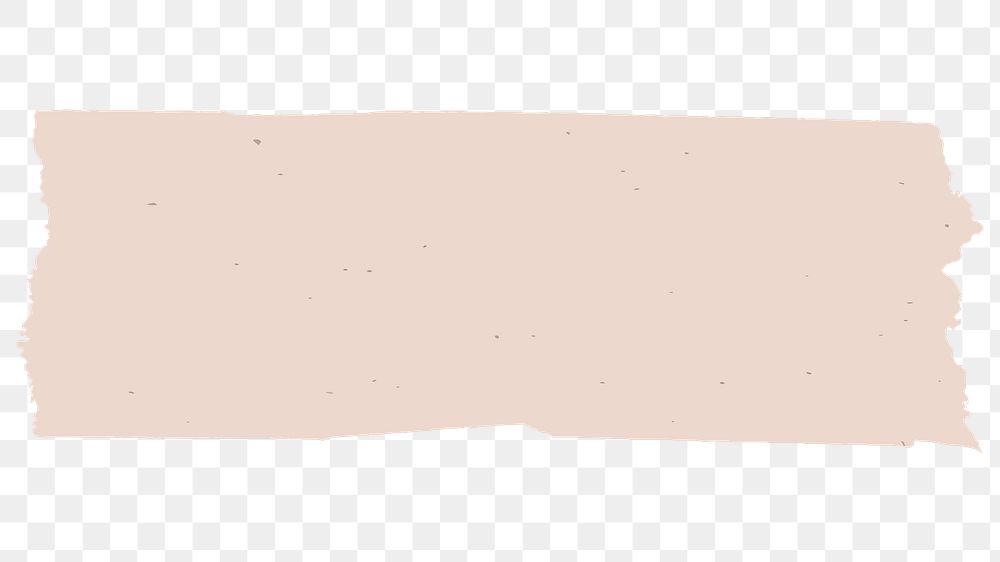 Digital note png element, pink washi tape