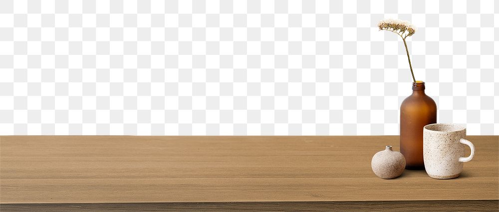 Wooden table png for product background