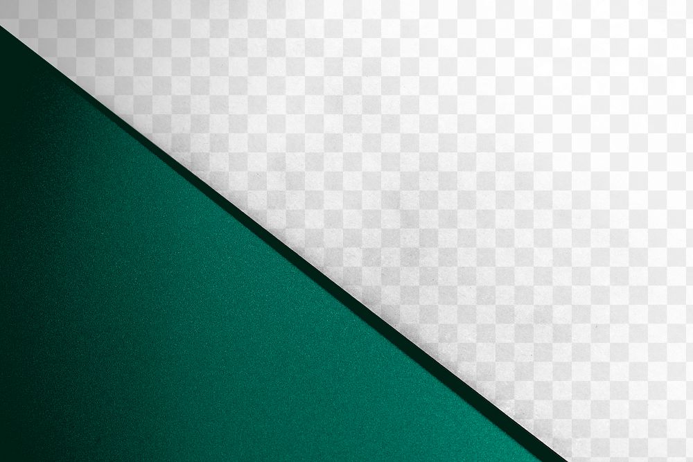 Blank paper png for letterhead, on green background