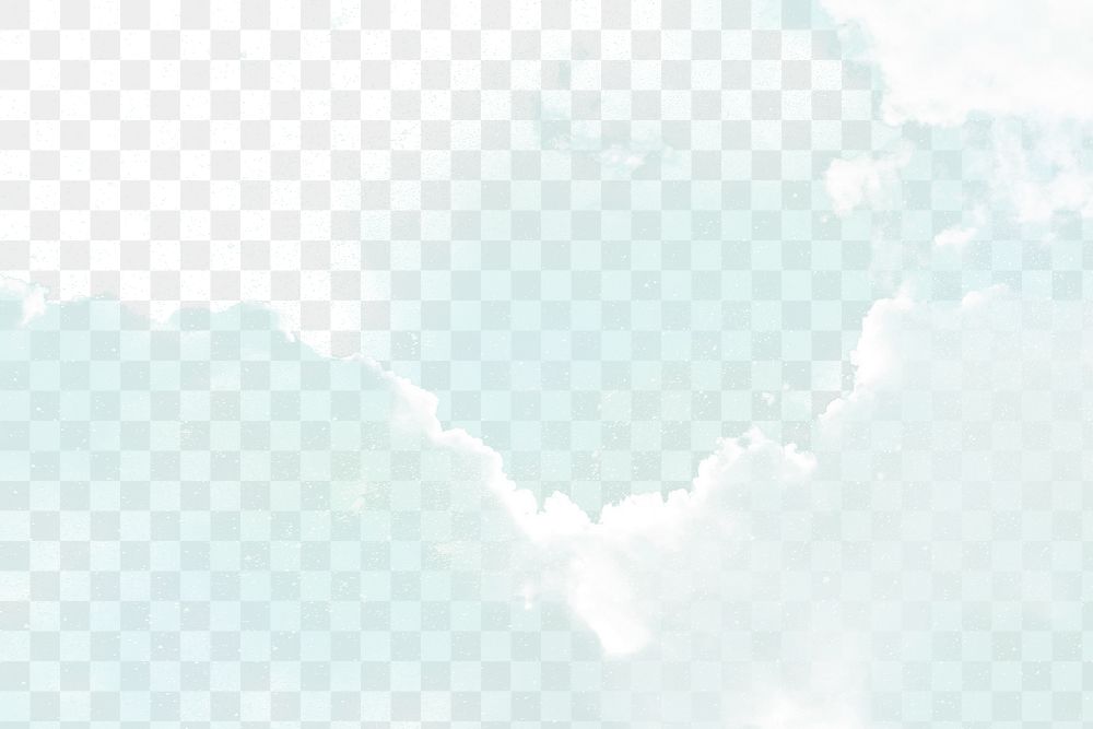 Png cloud background, pastel transparent design