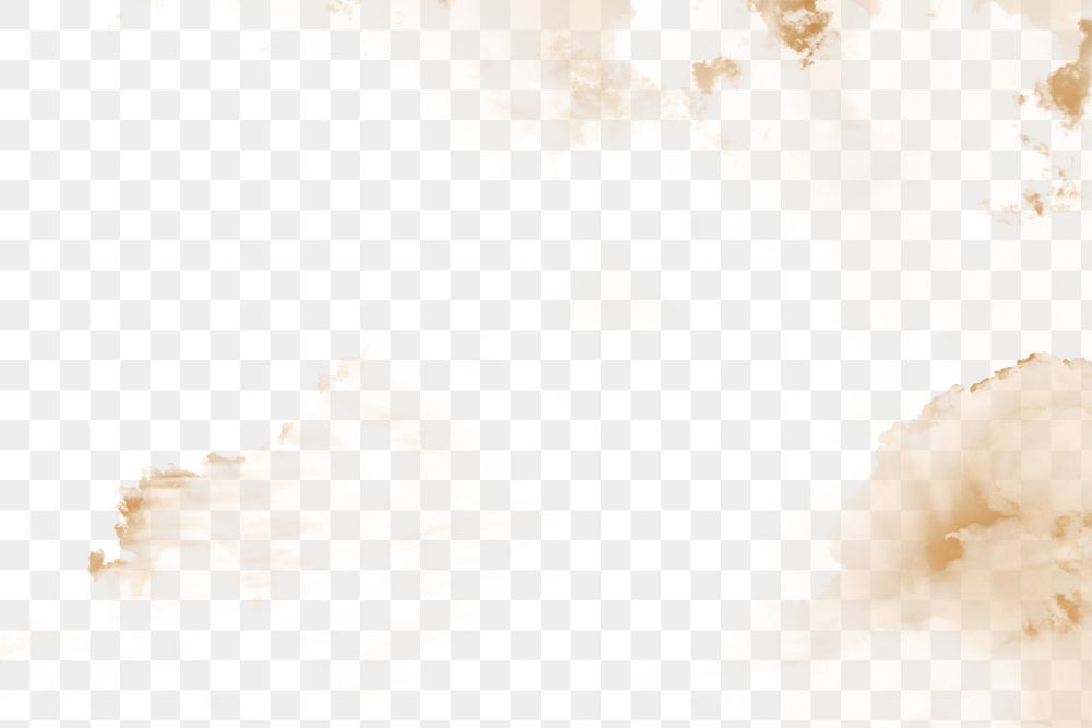 Png coffee stain background, brown transparent design