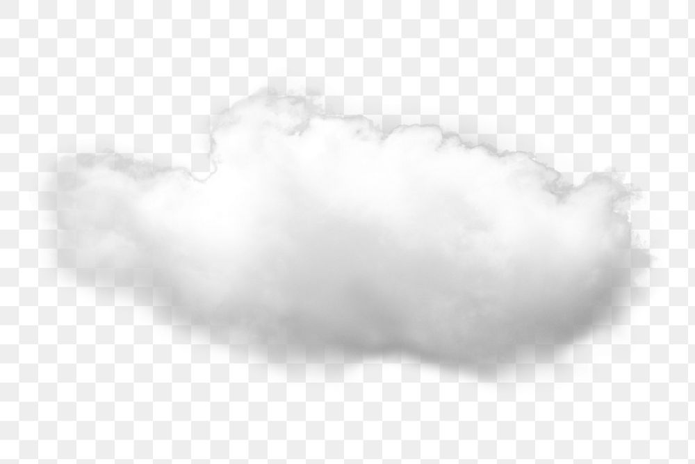 Cloud png sticker, sky design, transparent background