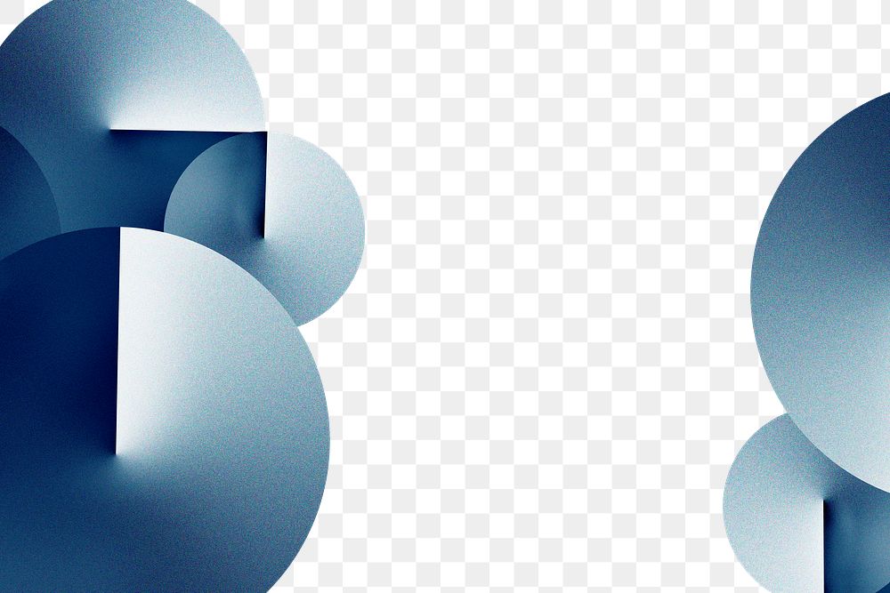 3D blue geometric pattern design element background