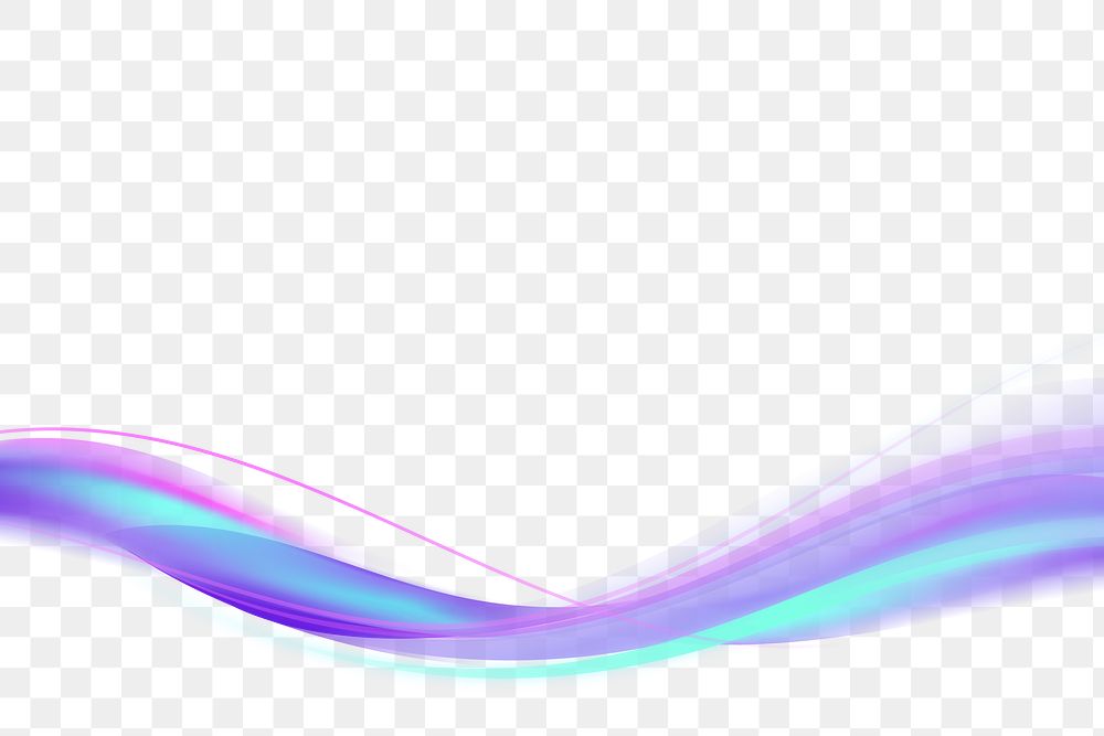 Neon purple curve frame template design element