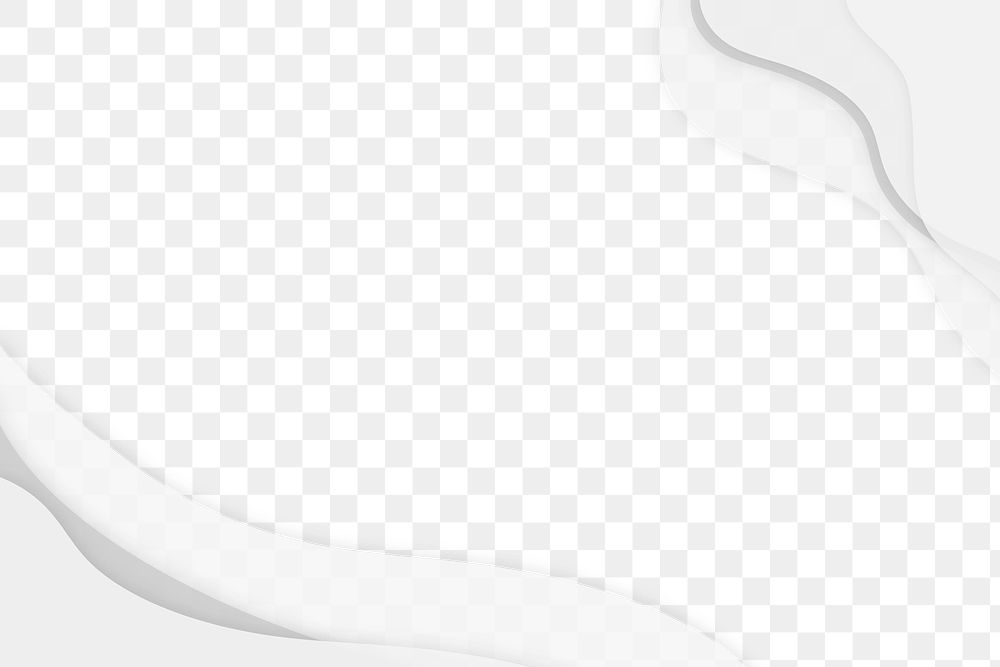 Gray curve frame template design element