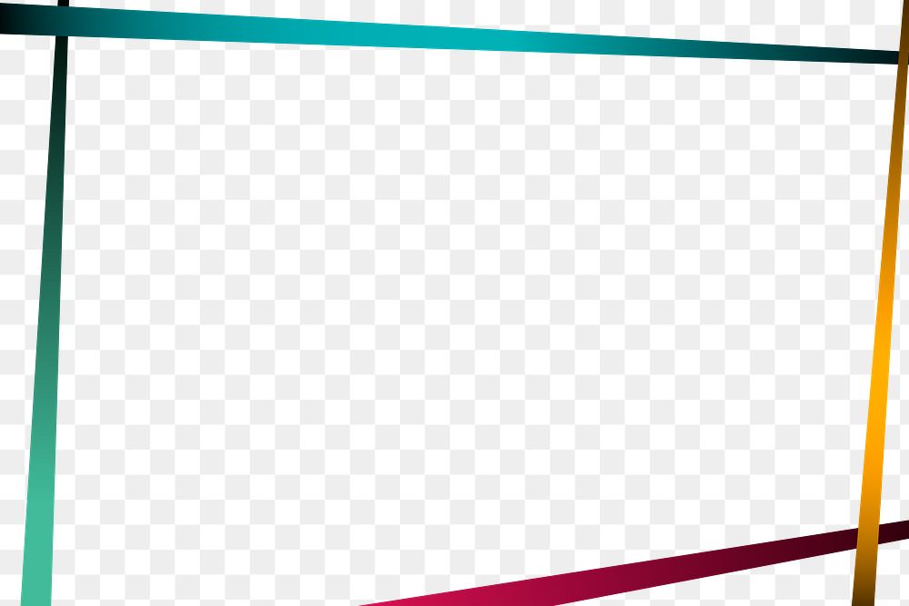 Colorful frame design element