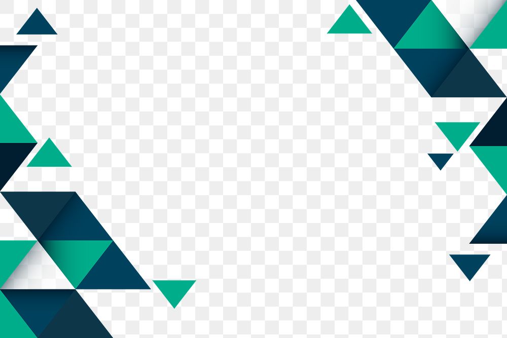 Green and blue triangle pattern | Premium PNG - rawpixel
