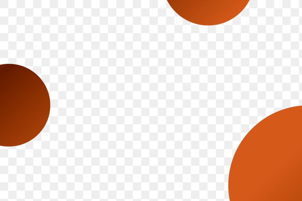 Dark orange circle pattern design element