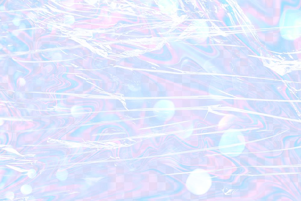 Wrap plastic texture background png blue holographic glitter