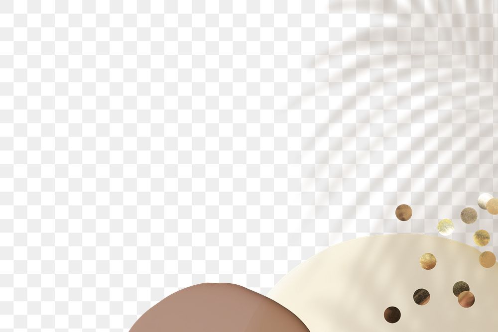 Abstract png brown texture and gold glitter background
