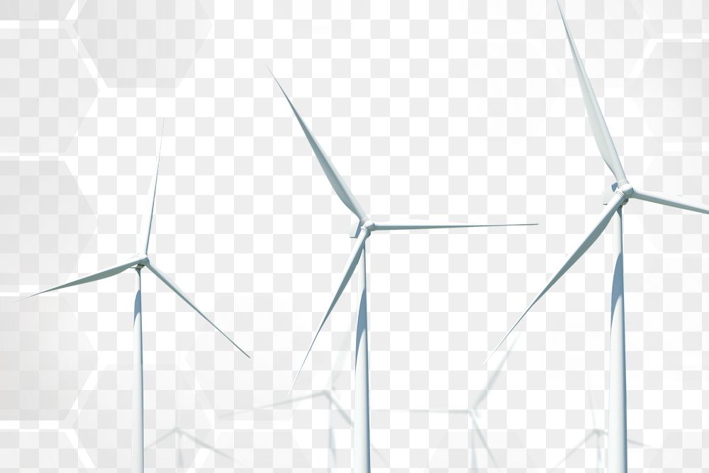 Wind farm png renewable clean energy technology
