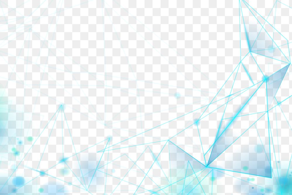 Gradient dark blue png futuristic digital grid background