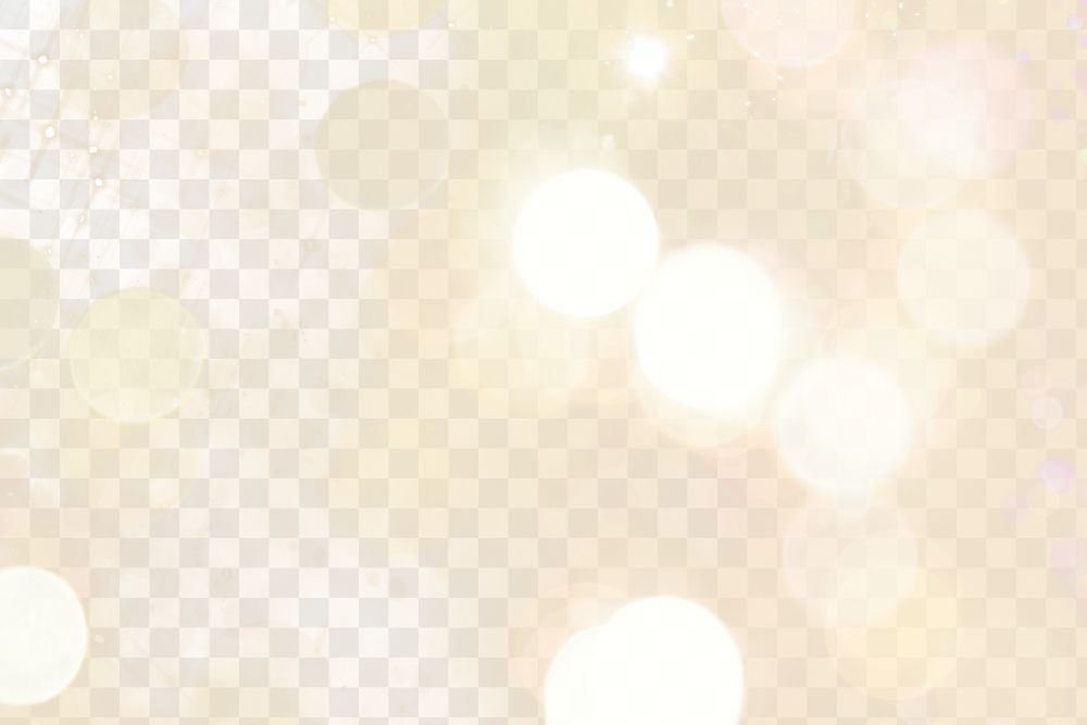 Shiny gold bokeh png transparent | Premium PNG - rawpixel