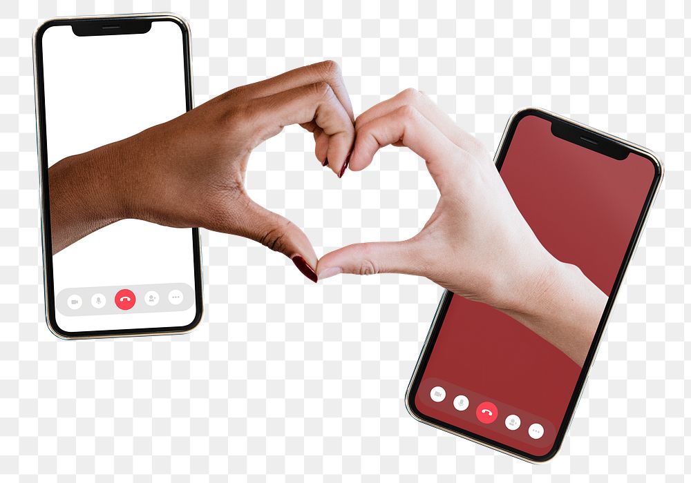 Online communication png social distancing technology