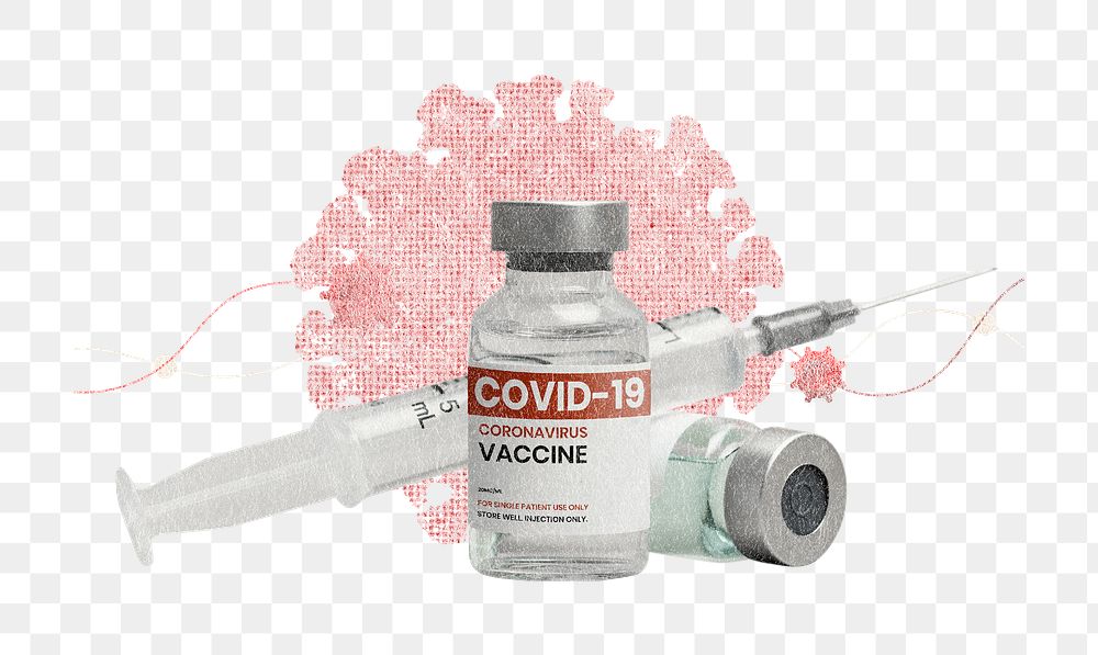 Covid-19 vaccine png with syringe