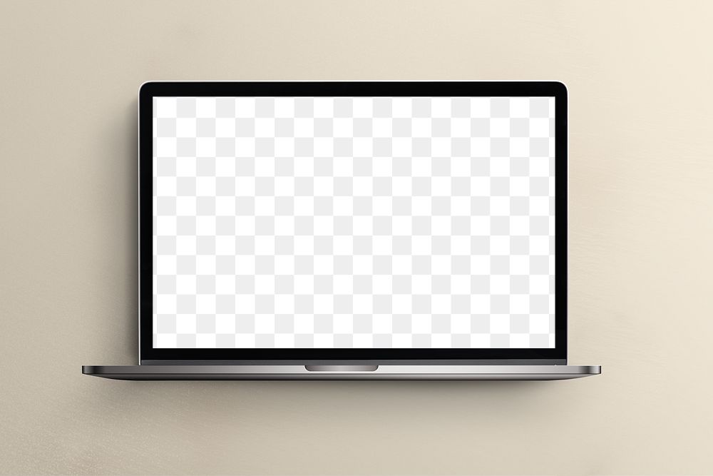 Png blank laptop screen mockup