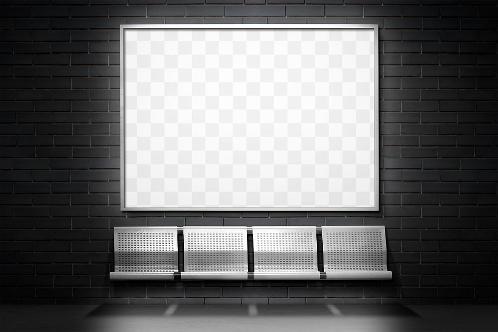 Billboard png transparent mockup 