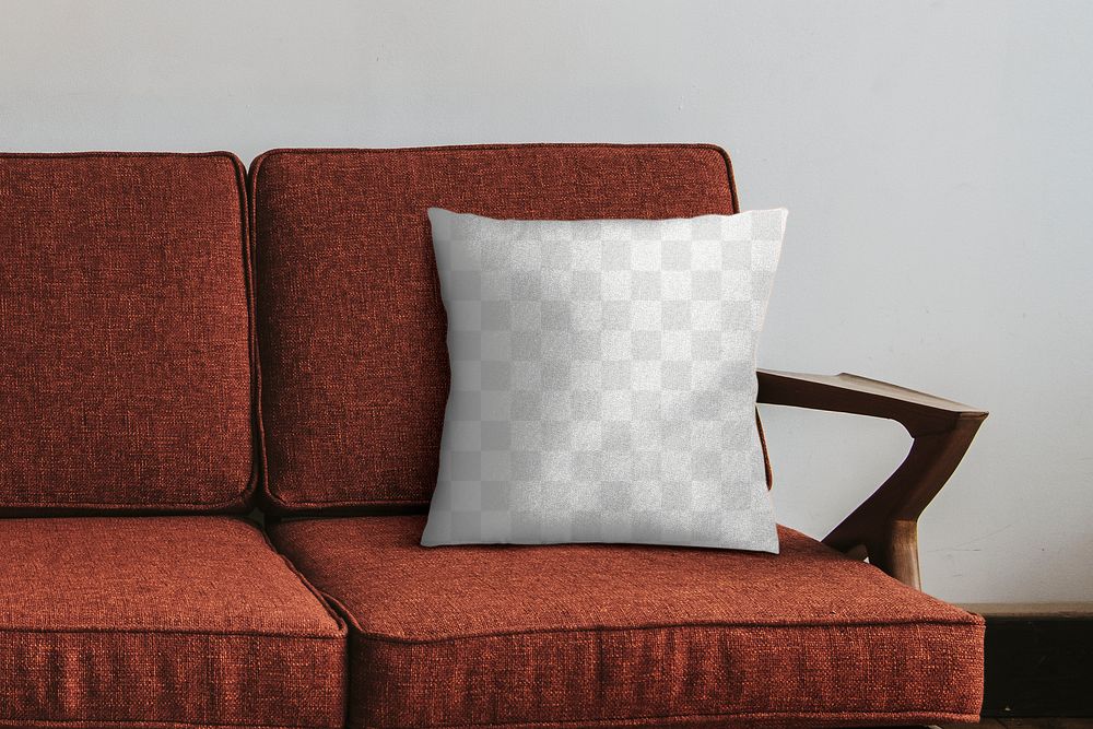 Pillow png transparent mockup 