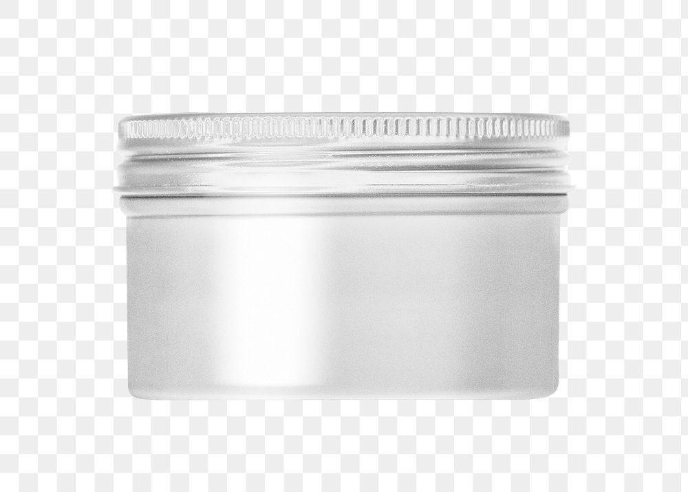 Beauty product jar mockup png