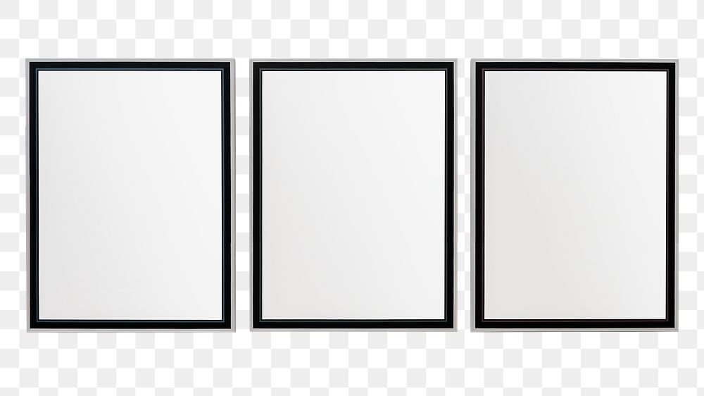 Frame mockups png in a row 
