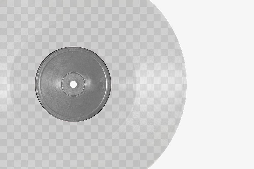 Music vinyl record mockup png for artists