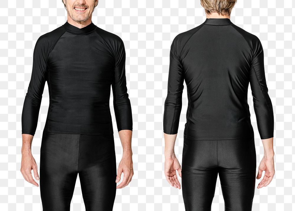 Rash guard png mockup with shorts | Free PNG Sticker - rawpixel