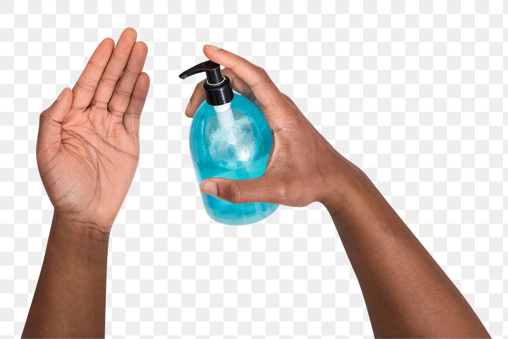 Png Covid-19 hand sanitizing mockup  health concept