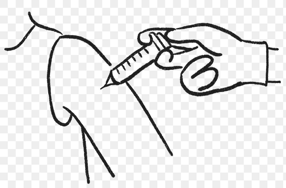 Png vaccine dose jab, new normal sticker