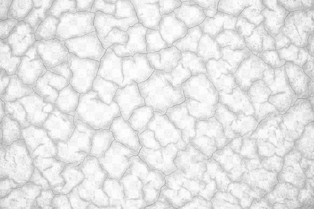 Cracked ground png overlay, concrete floor, transparent background