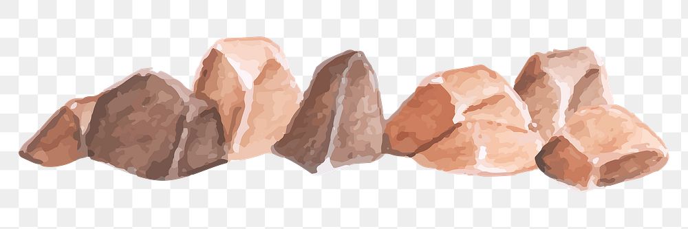 Hand drawn cactus gravels png