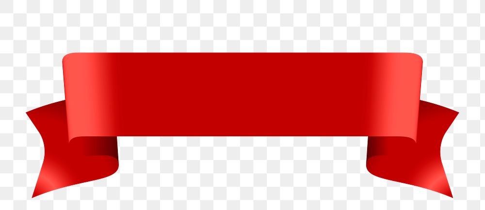 Png Ribbon Sticker Red Banner Free Png Sticker Rawpixel
