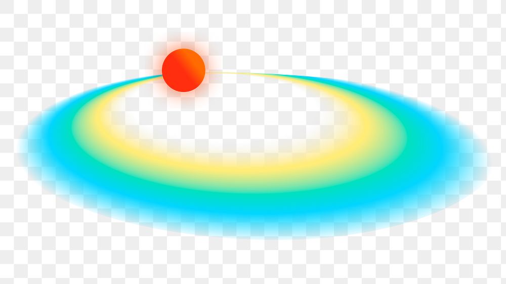 Holographic saturn png sticker, aesthetic planet, galaxy art
