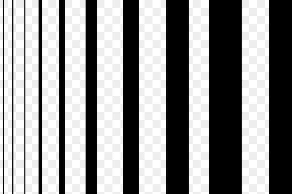 Black striped background png transparent, simple pattern design