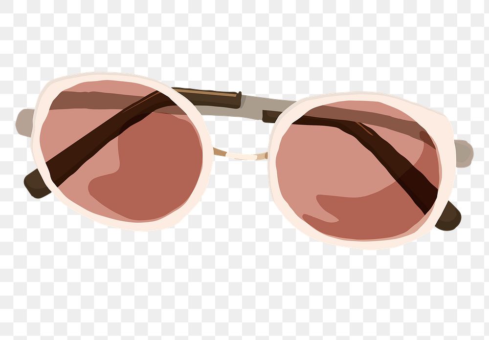 Sunglasses png sticker, women&rsquo;s eyewear fashion illustration