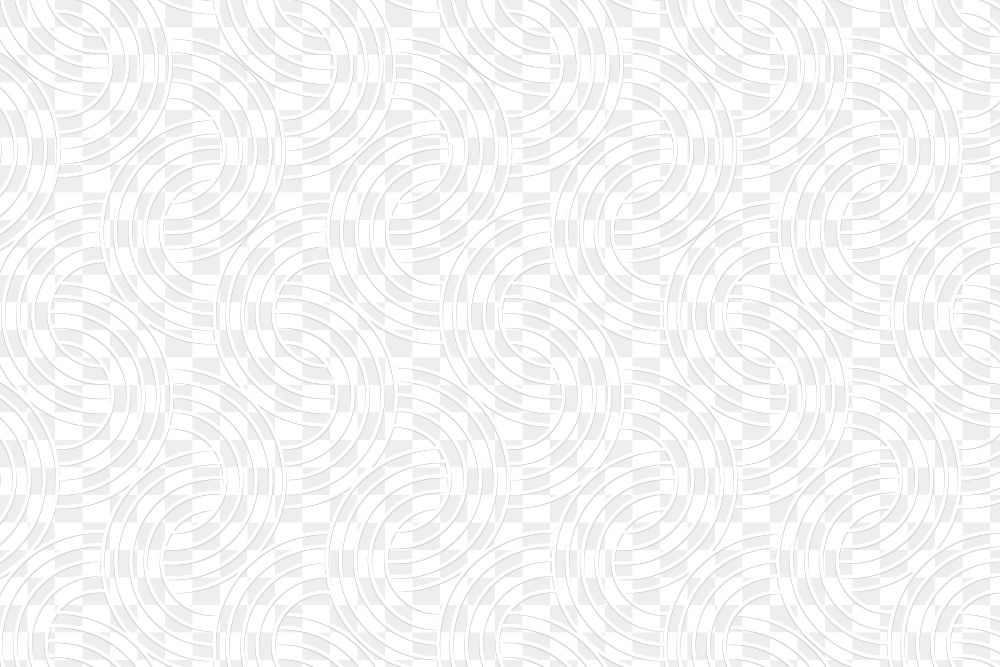 White interlaced rounded arc patterned background design element