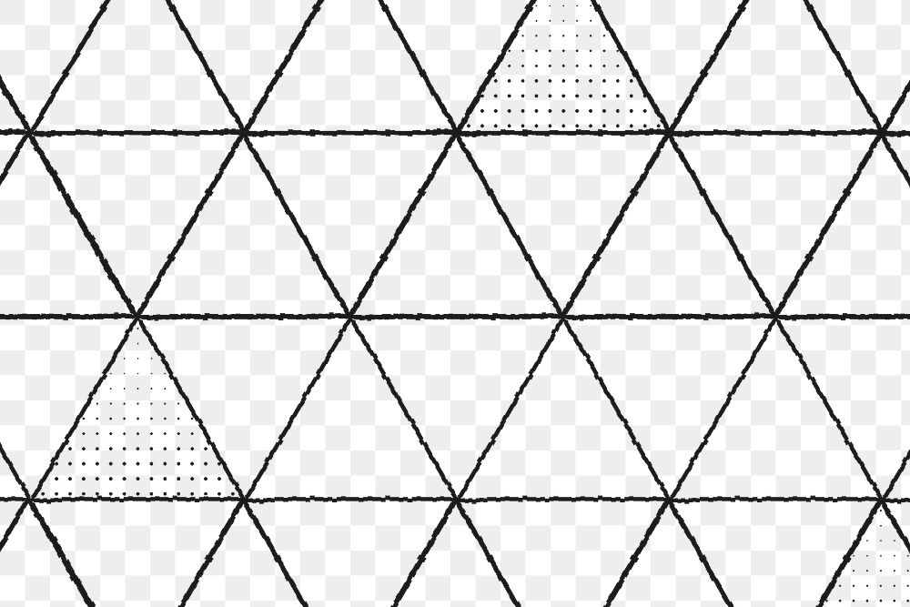 Black triangle patterned background design element
