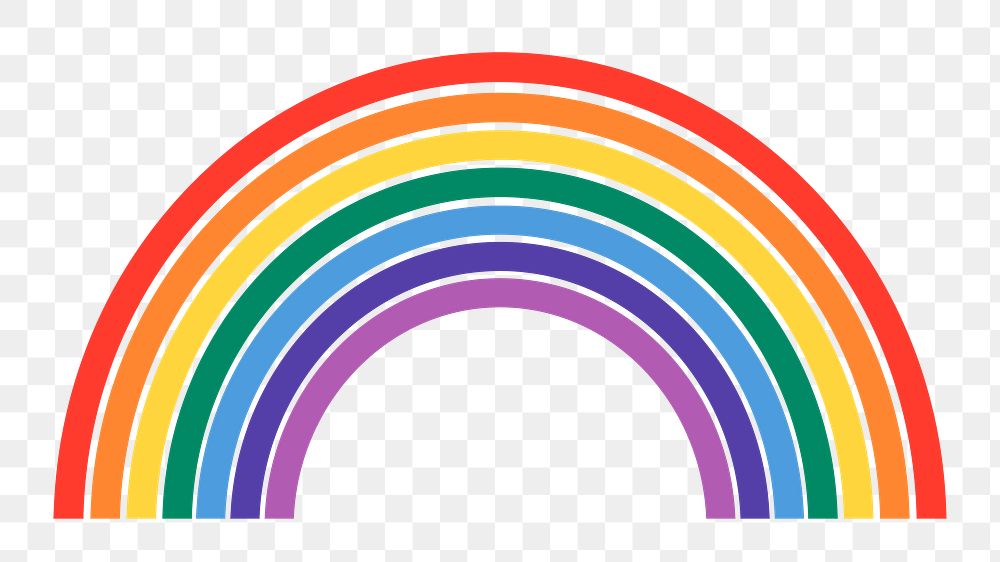 Rainbow png sticker for LGBTQ | Premium PNG Sticker - rawpixel