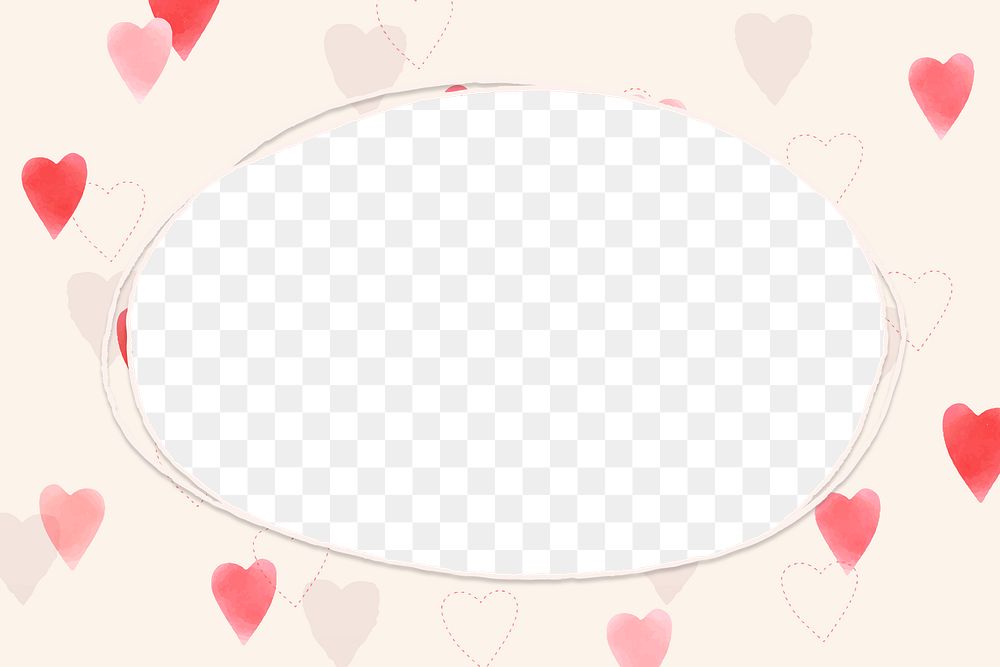 Love is everywhere frame transparent png