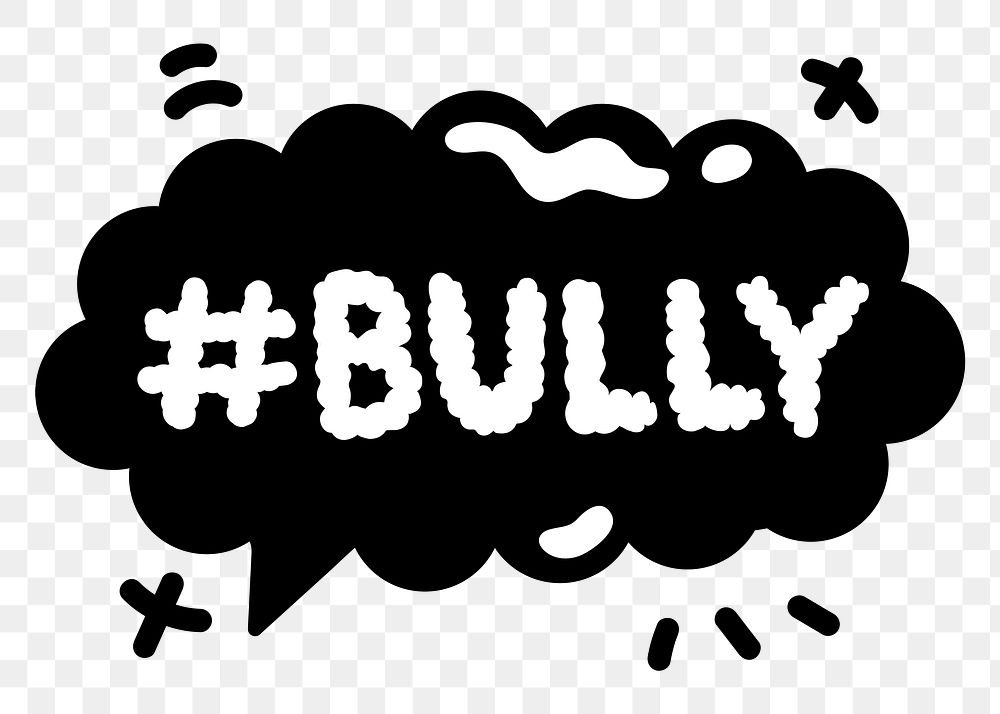 PNG bully icon funky social media story sticker