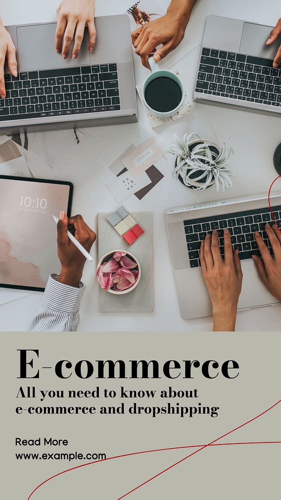 E-commerce Instagram story template, editable design