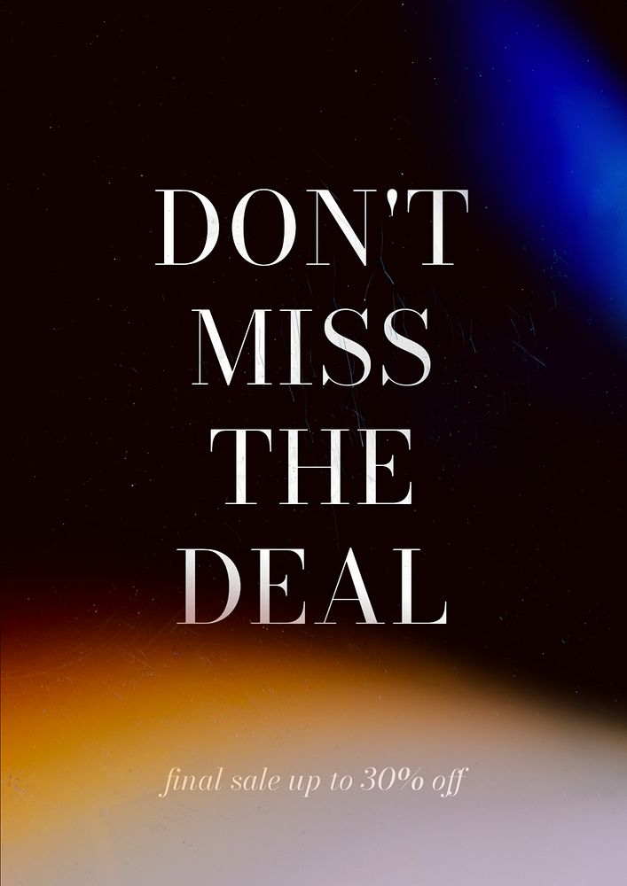 Aesthetic sale poster editable template, shopping advertisement