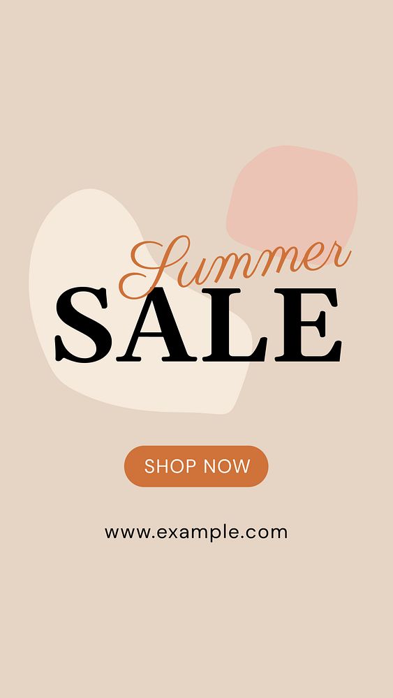 Memphis sale Instagram story template, editable shopping text on pastel design