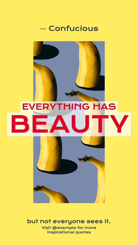 Beauty inspiration poster Instagram story, editable social media design