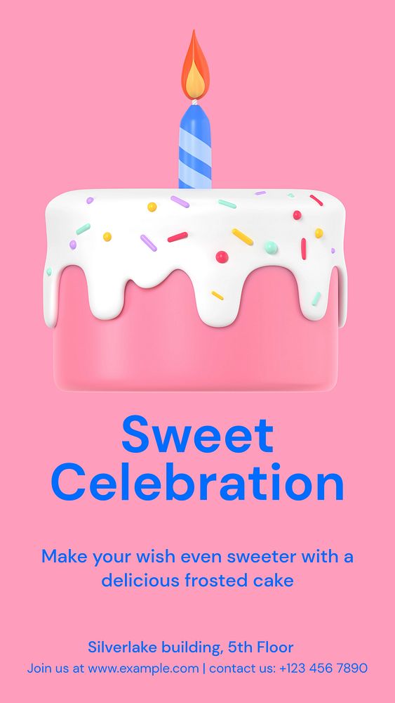 Couple baking Instagram story template, editable text and funky design