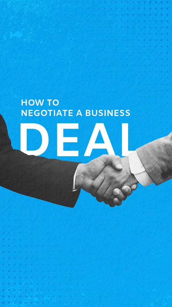 Business meeting, Facebook story template, editable design