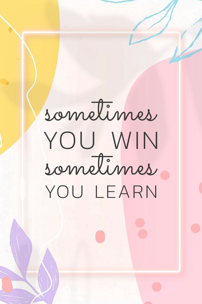 Colorful memphis Pinterest post template, abstract design