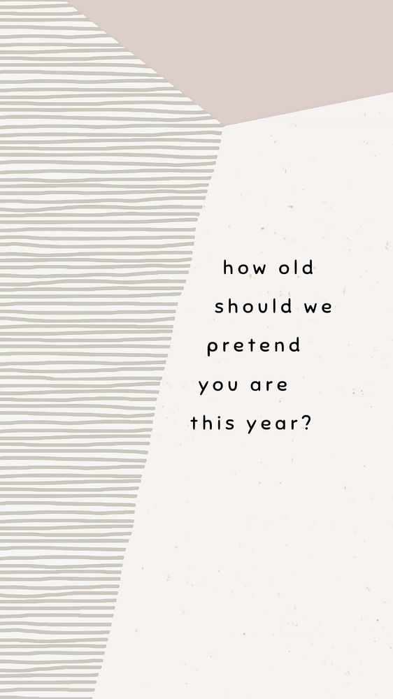 Aesthetic birthday Instagram story template, beige design