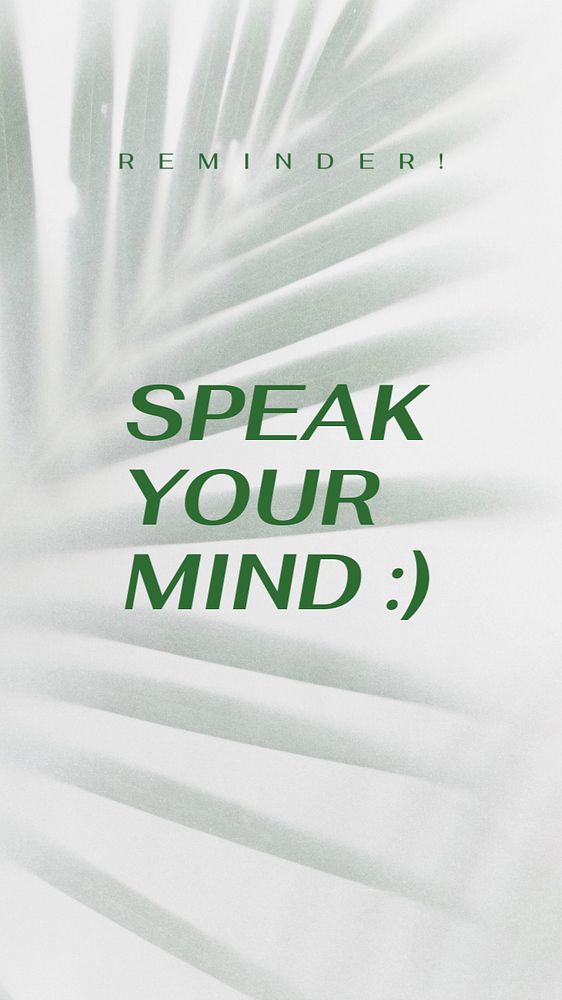 Uplifting quote mobile wallpaper template, editable design