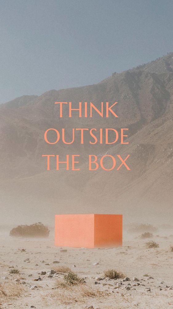 Motivational quote mobile wallpaper template, editable design